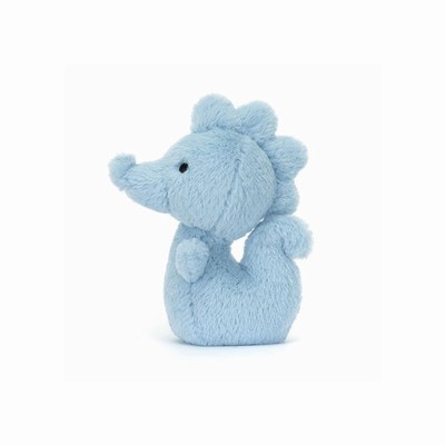 Jellycat Fluffy Seahorse USA | 74218GHDM